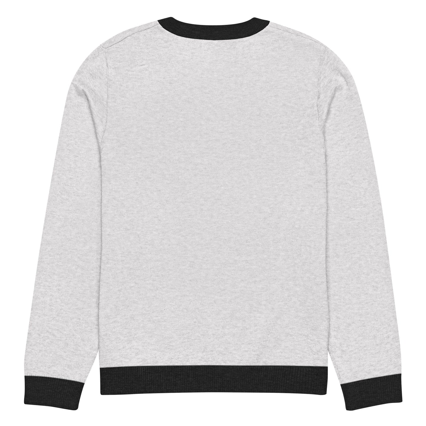 Black Rooster Be Real knitted crew neck sweater