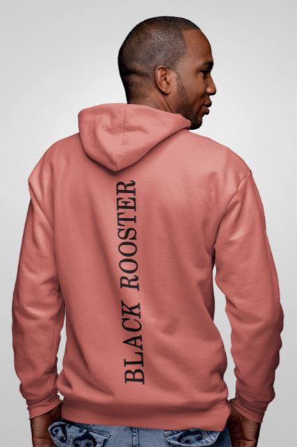 Black Rooster Vertical unisex hoodie