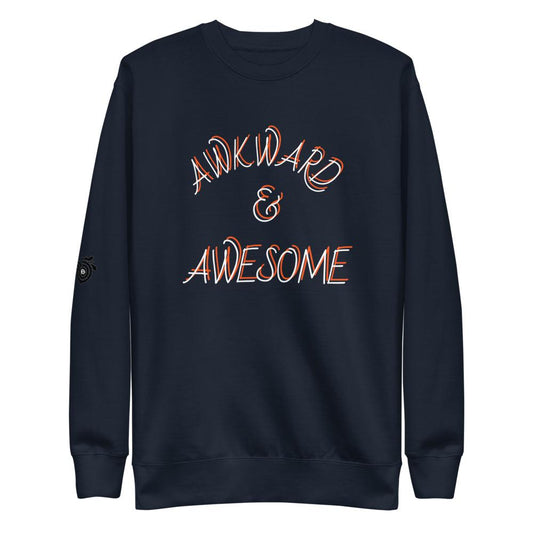 "Awkward & Awesome" Unisex Fleece Pullover