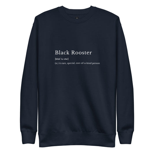 Black Rooster Definition unisex premium pullover