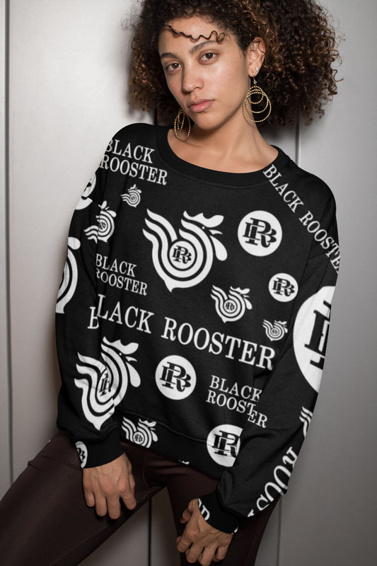 Black Rooster Multi-Logo sweatshirt