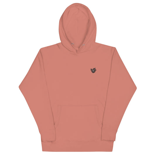 Black Rooster Vertical unisex hoodie