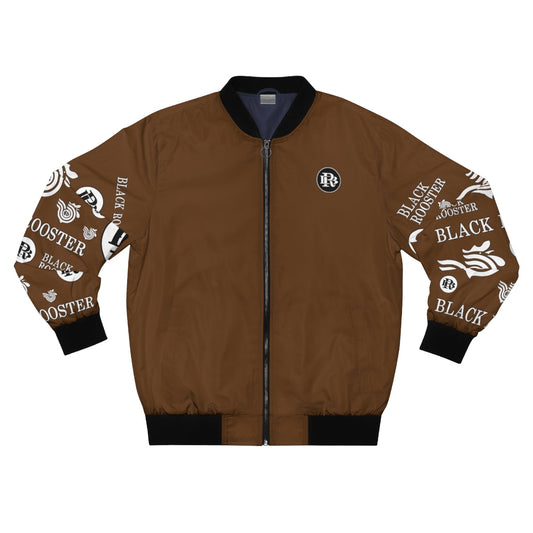 Brown BR Monogram Bomber Jacket