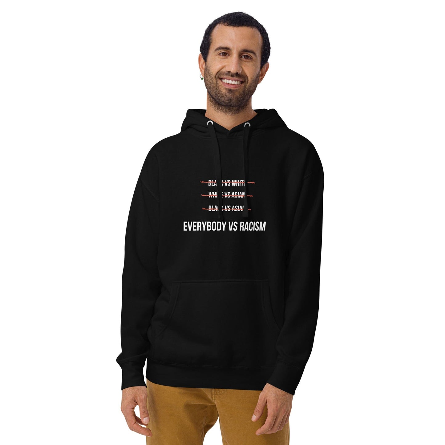 EVERYBODY vs RACISM unisex hoodie