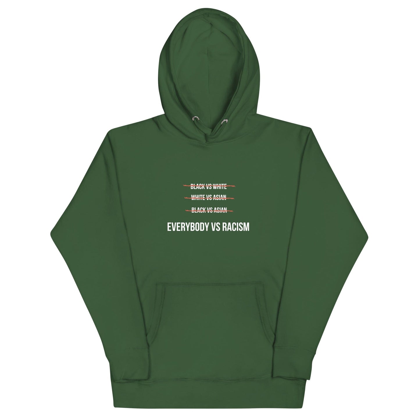 EVERYBODY vs RACISM unisex hoodie