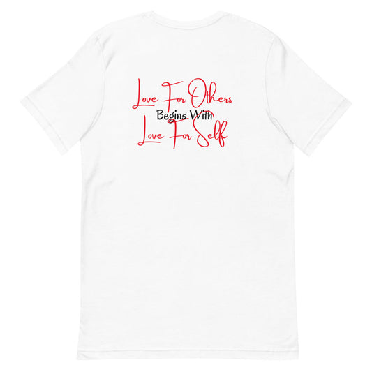 Happy Heart short-sleeve unisex t-shirt
