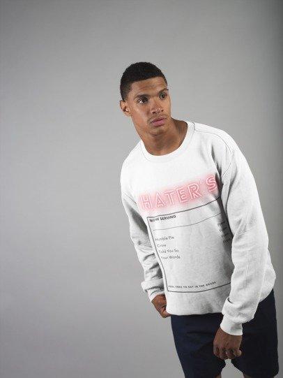 Hater's unisex fleece sweatshirt