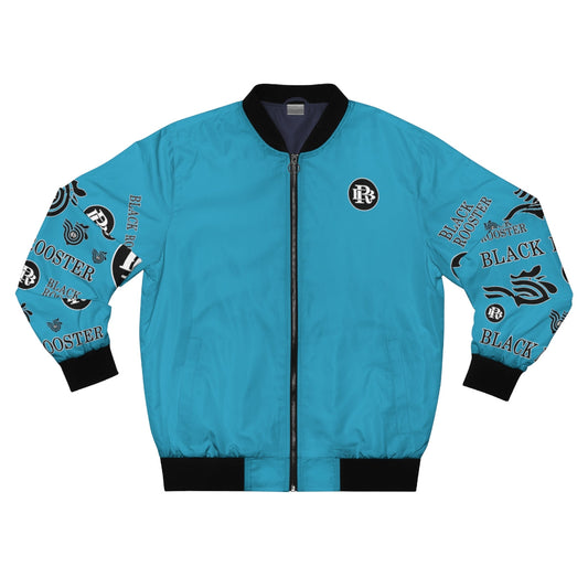 Light Blue BR Monogram Bomber Jacket