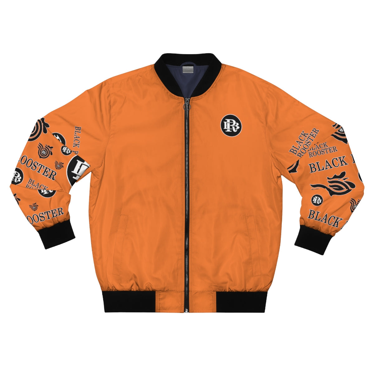Printify Orange BR Monogram Bomber Jacket XL
