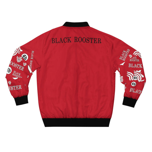 Red BR Monogram Bomber Jacket