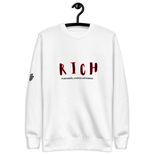 "RICH" Unisex Fleece Pullover