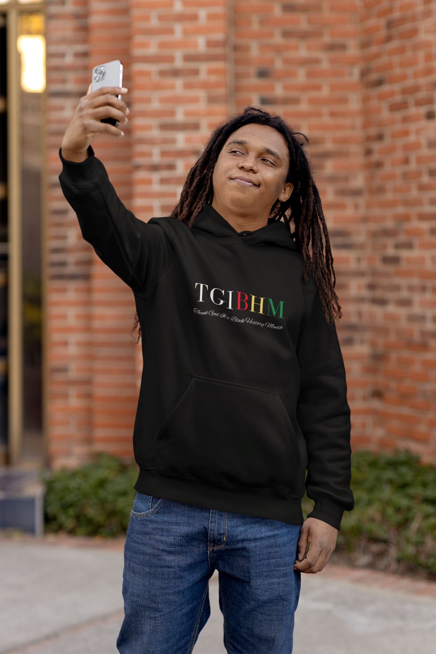 Thank God It's Black History Month unisex hoodie