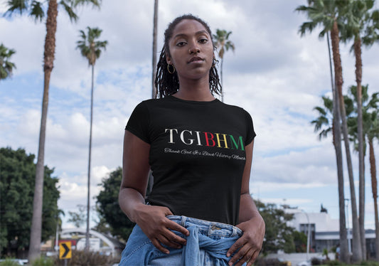 Thank God It's Black History Month unisex t-shirt