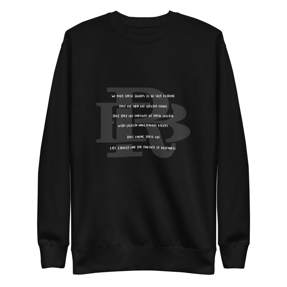 "We Hold These Truths" Unisex Fleece Pullover