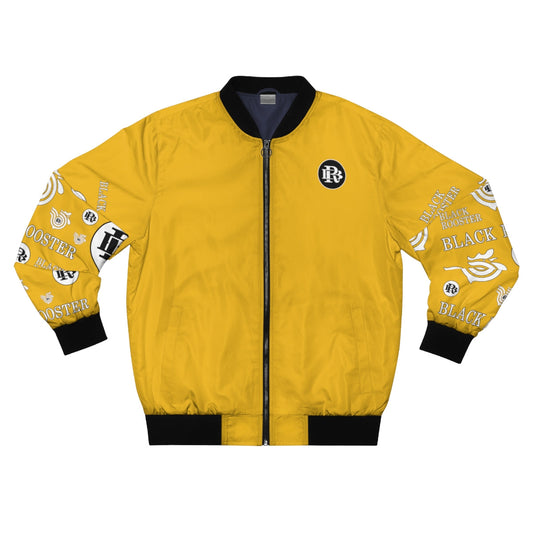 Yellow BR Monogram Bomber Jacket