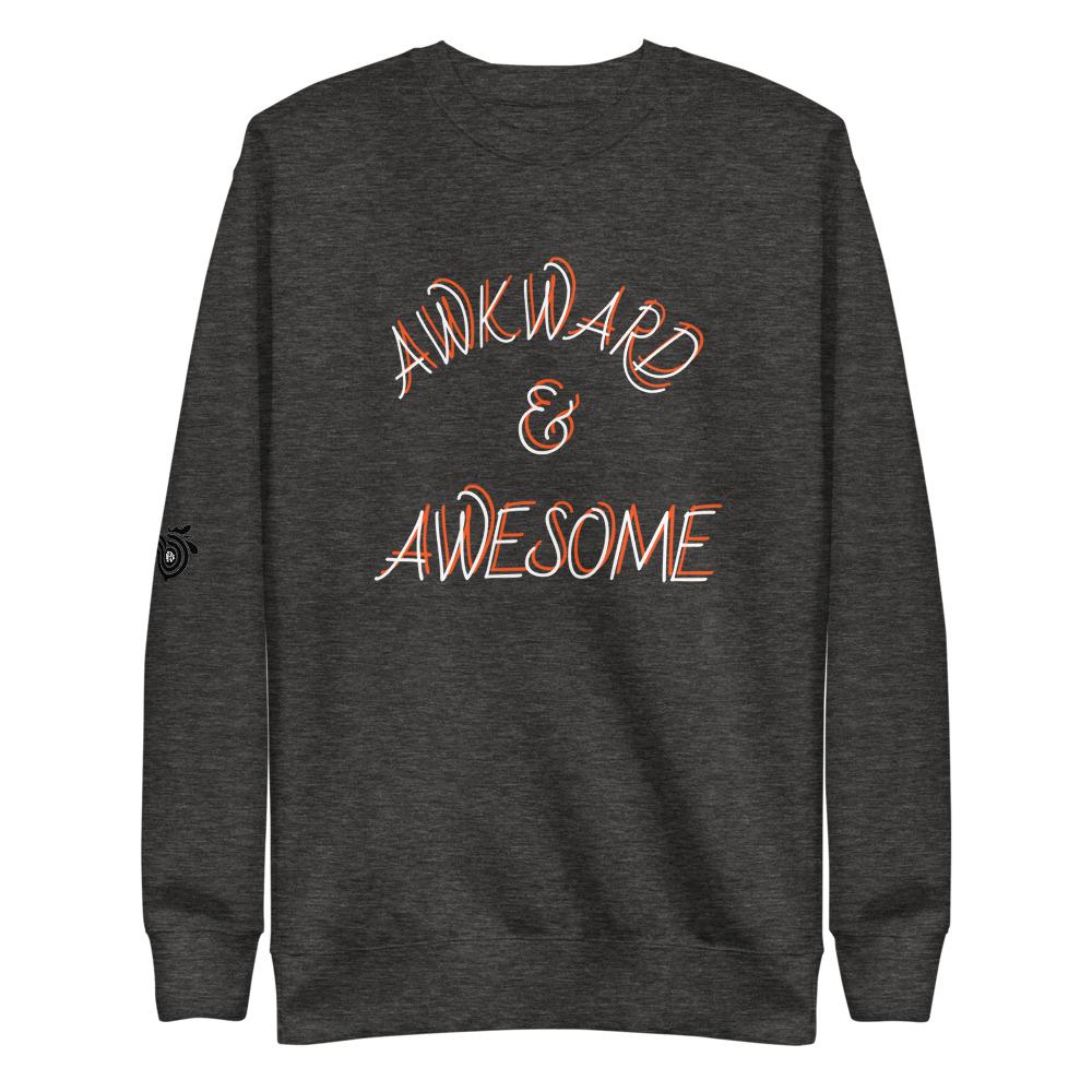 "Awkward & Awesome" Unisex Fleece Pullover