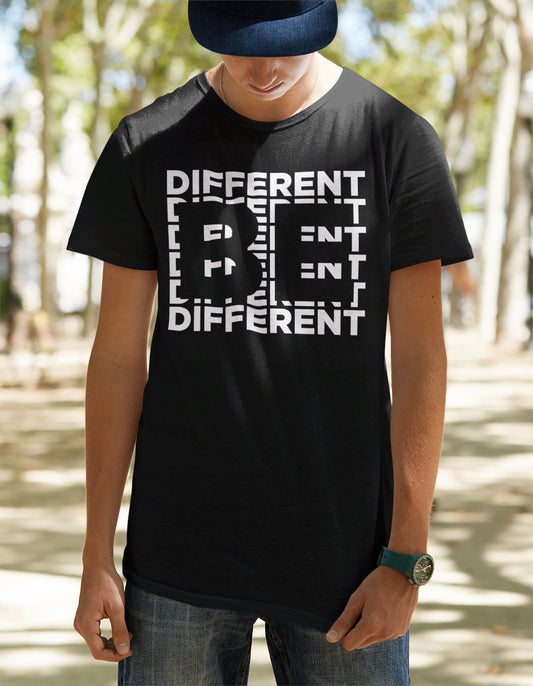 Be Different Negative Space Designed T-Shirt*