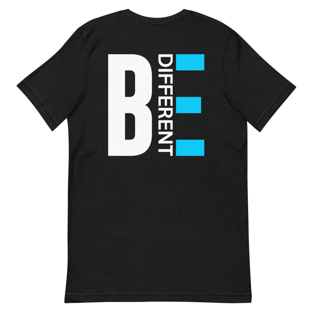 Be Different Teal and White Letters T-Shirt*