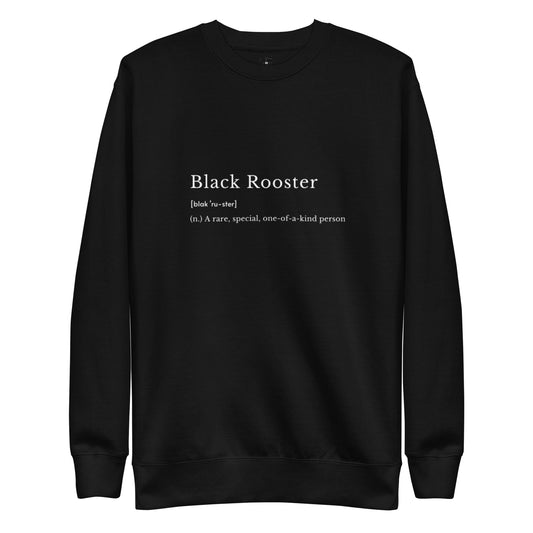 Black Rooster Definition unisex premium pullover