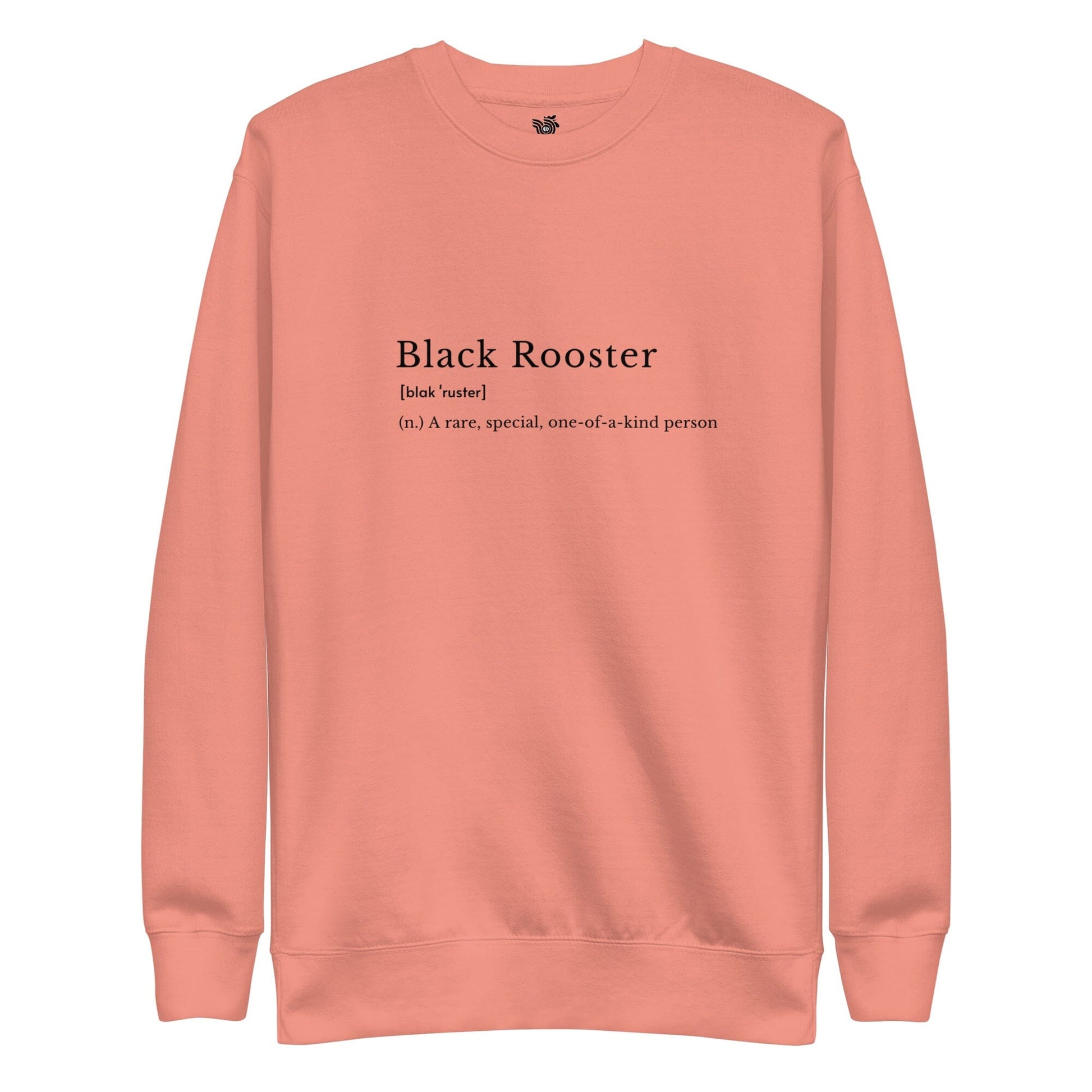 Black Rooster Definition unisex premium pullover (black letters)
