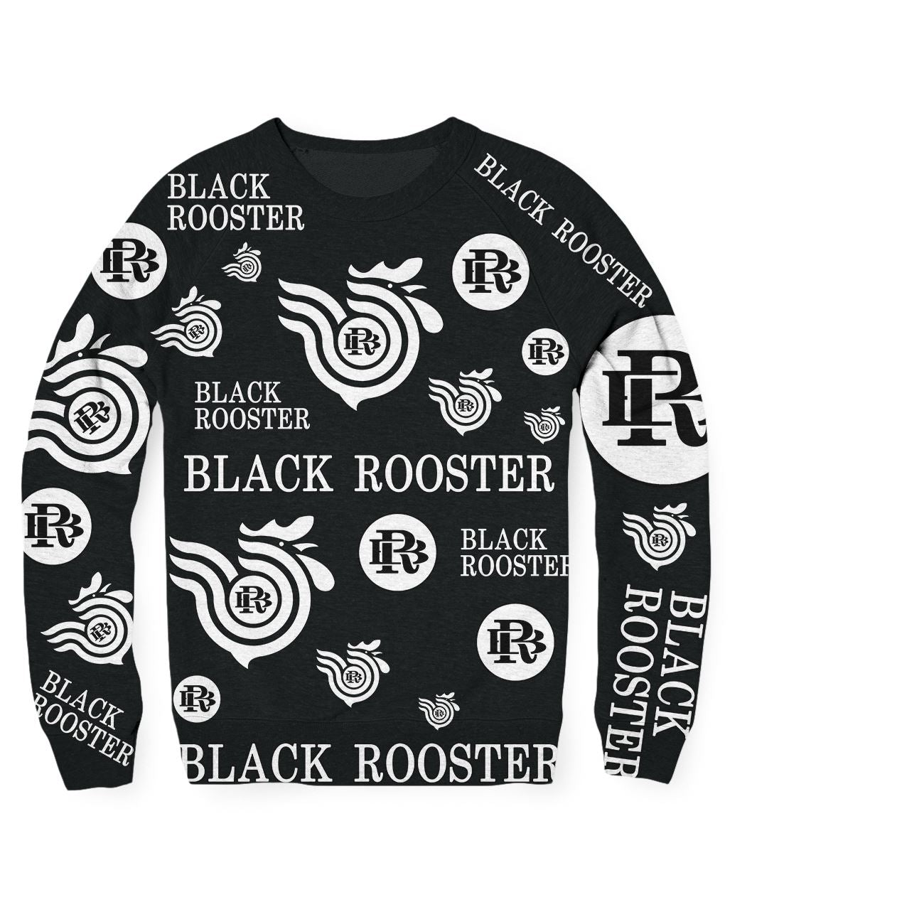 Black Rooster Multi-Logo sweatshirt