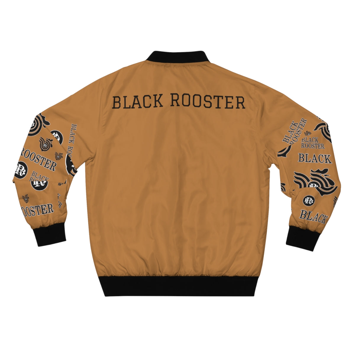 Gold BR Monogram Bomber Jacket – Black Rooster