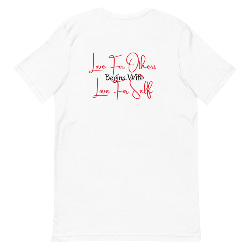 Happy Heart short-sleeve unisex t-shirt