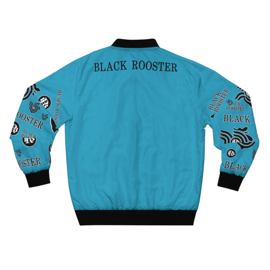 Printify Black BR Monogram Bomber Jacket XL