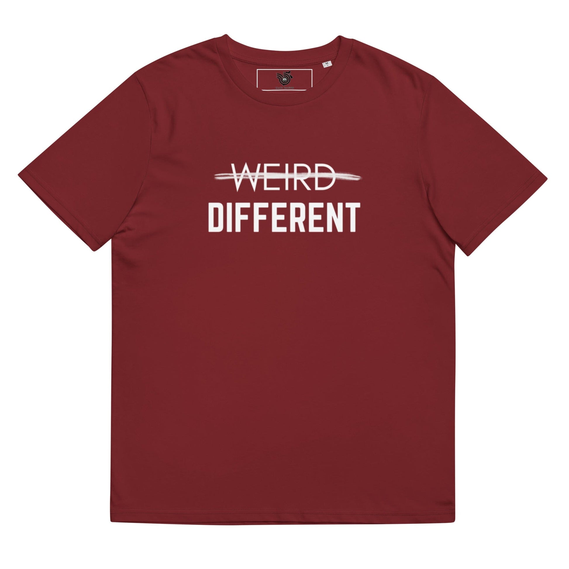 Not Weird, Different unisex organic cotton t-shirt
