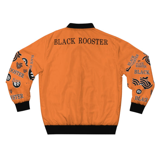 Orange BR Monogram Bomber Jacket