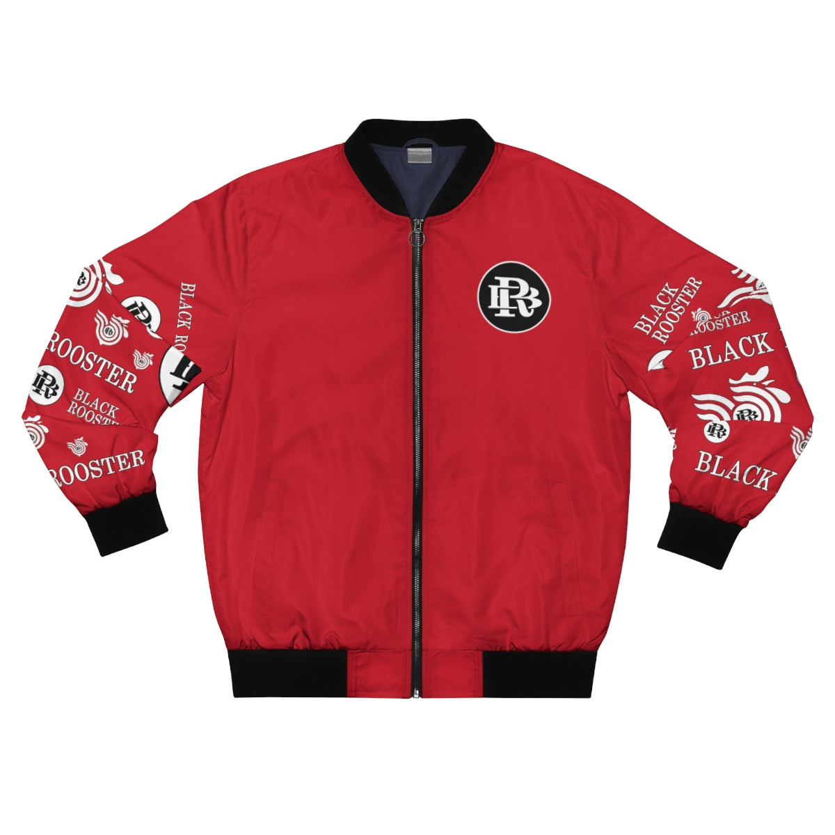 Red BR Monogram Bomber Jacket